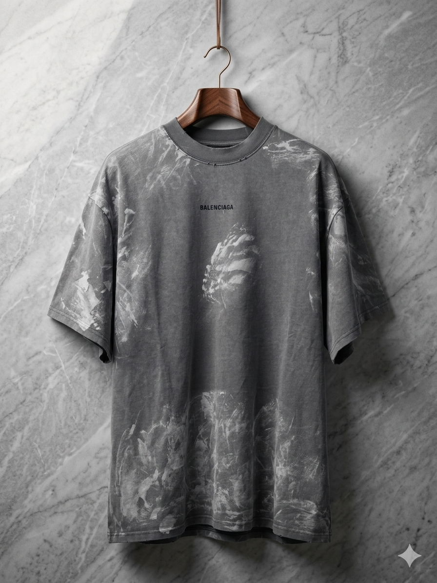 T Balenciaga Grey