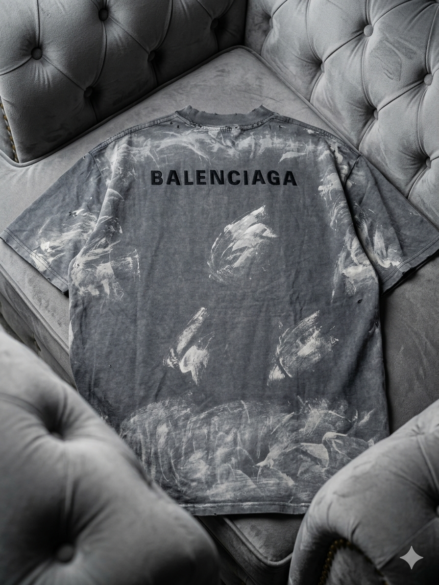 T Balenciaga Grey