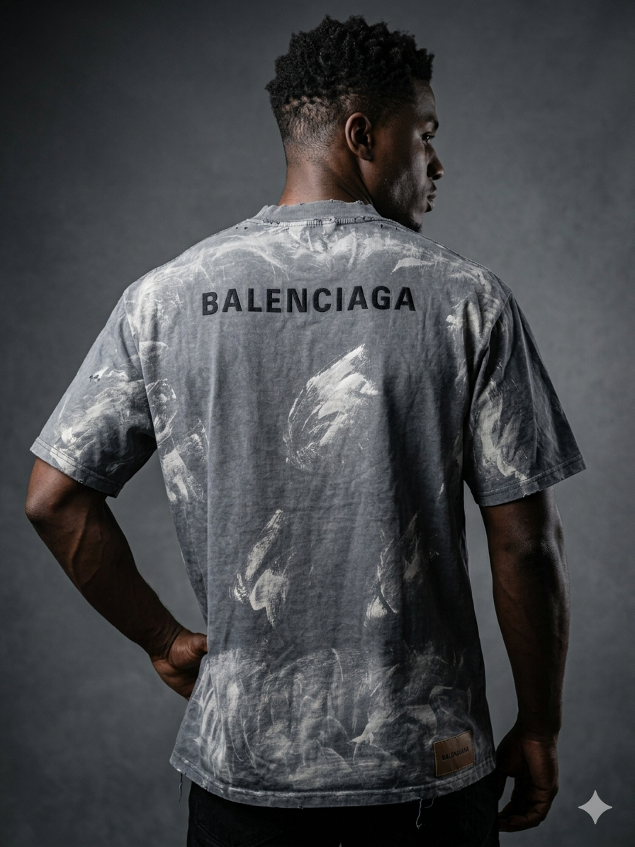 T Balenciaga Grey